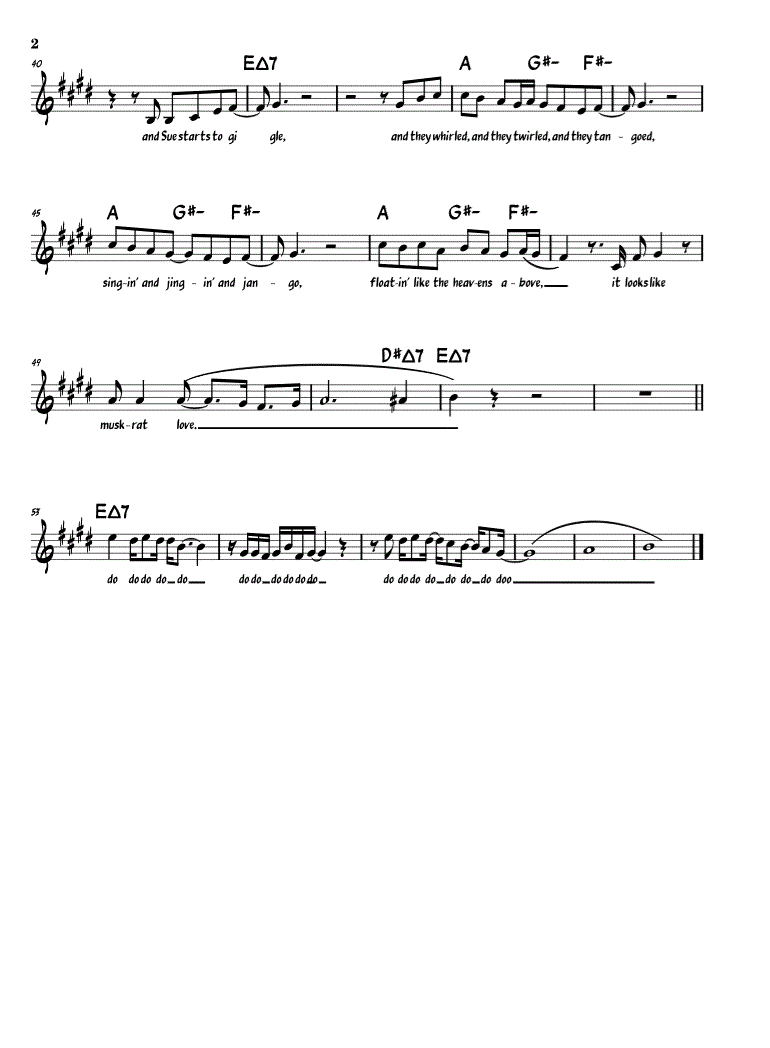 Sheet Music